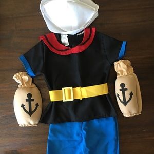 Popeye Costume | Size 3t- 4t